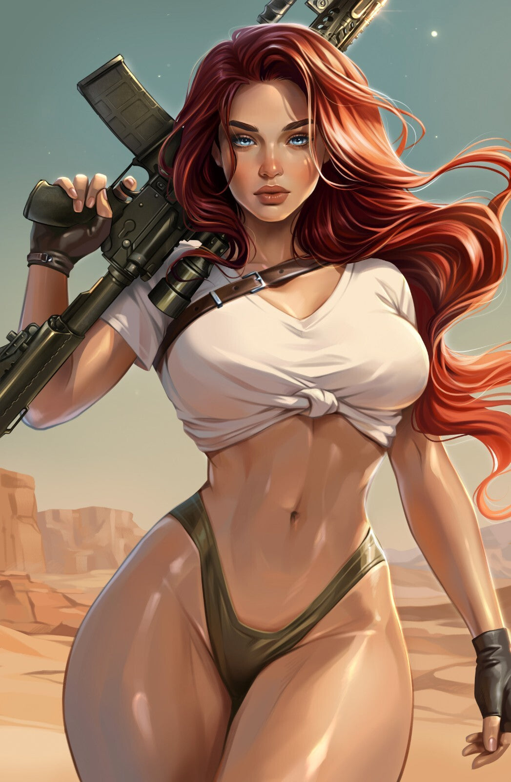 HEAT SEEKER EXPOSED #1 - KATYA SINYUKHINA COVER A VIRGIN VARIANT FANEXPO DALLAS KNIGHT OF COMICS EXCLUSIVE LTD 250