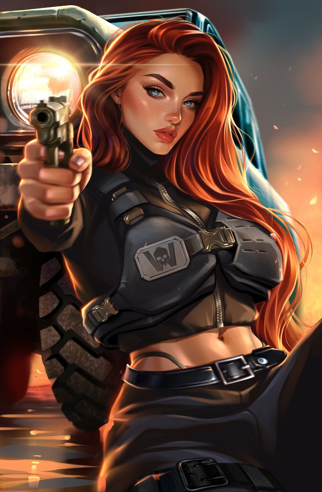 HEAT SEEKER EXPOSED #2 - KATYA SINYUKHINA COVER A NYCC 2025 EXCLUSIVE KNIGHT OF COMICS EXCLUSIVE LTD 150