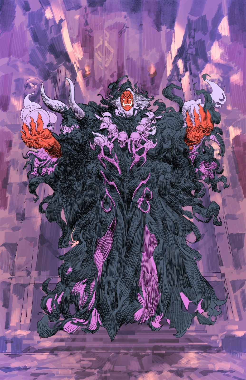 FAME: CHUGONG SOLO LEVELING - DONGHEE KIM TUSK COVER D VIRGIN NYCC 2025 KNIGHT OF COMICS EXCLUSIVE