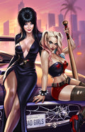 HARLEY QUINN X ELVIRA #1 - KATYA SINYUKHINA COVER A WRAPAROUND NYCC 2025 KNIGHT OF COMICS EXCLUSIVE LTD 500