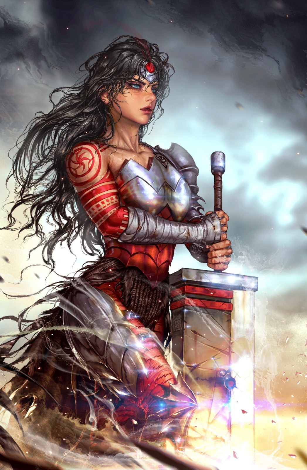 ABSOLUTE WONDER WOMAN #10 - KYUYONG EOM VIRGIN VARIANT SDCC KNIGHT OF COMICS EXCLUSIVE