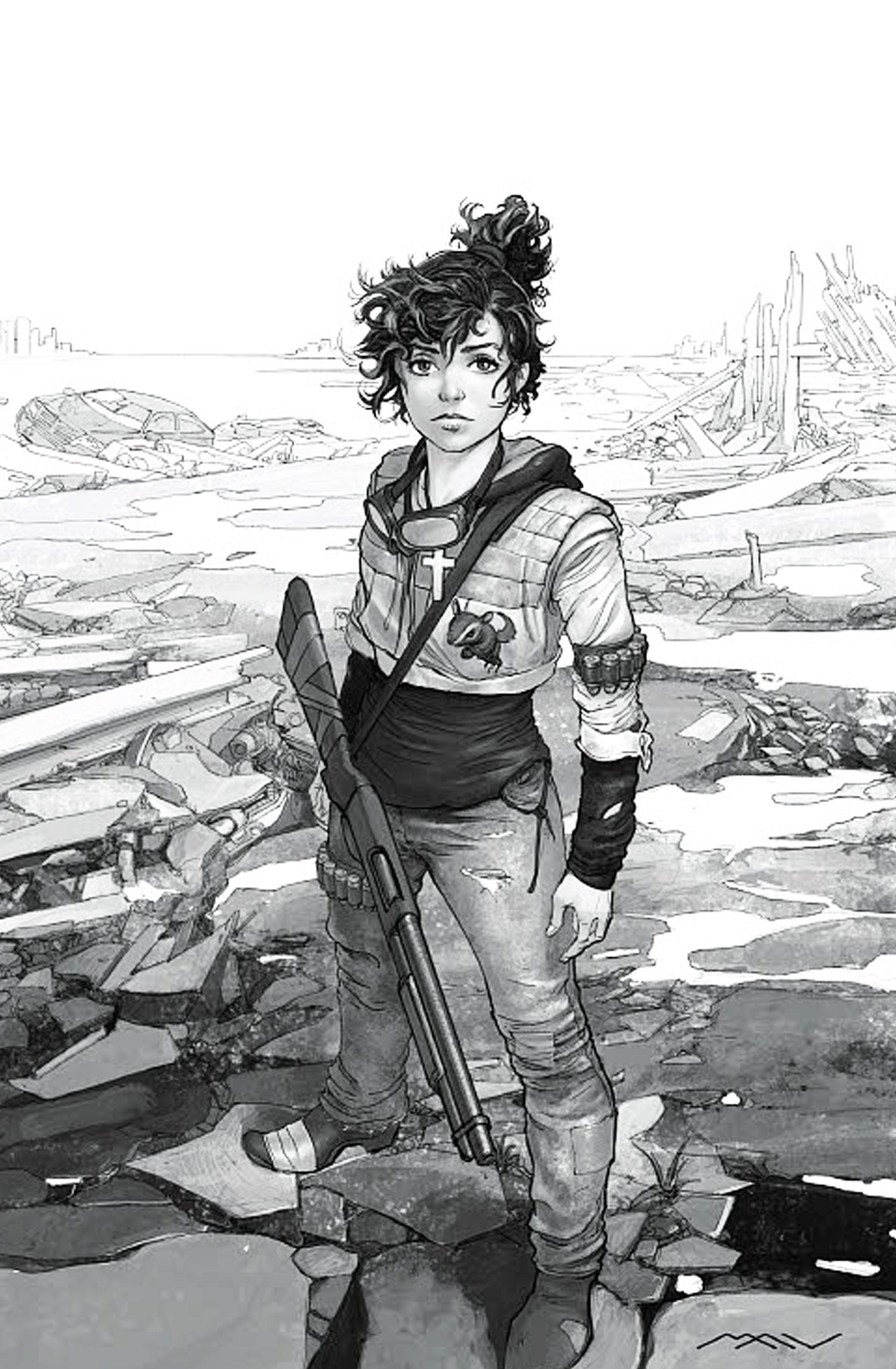 WHITE SKY #1 SECOND PRINTING - JEAN PAUL MAVINGA INK EDITION KNIGHT OF COMICS MEGACON 2026 EXCLUSIVE LTD 500