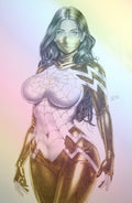 WAIFU CHRONICLES #1 - GHOST SPIDER COSPLAY - TIM GRAYSON COVER B FOIL KNIGHT OF COMICS EXCLUSIVE LTD 10
