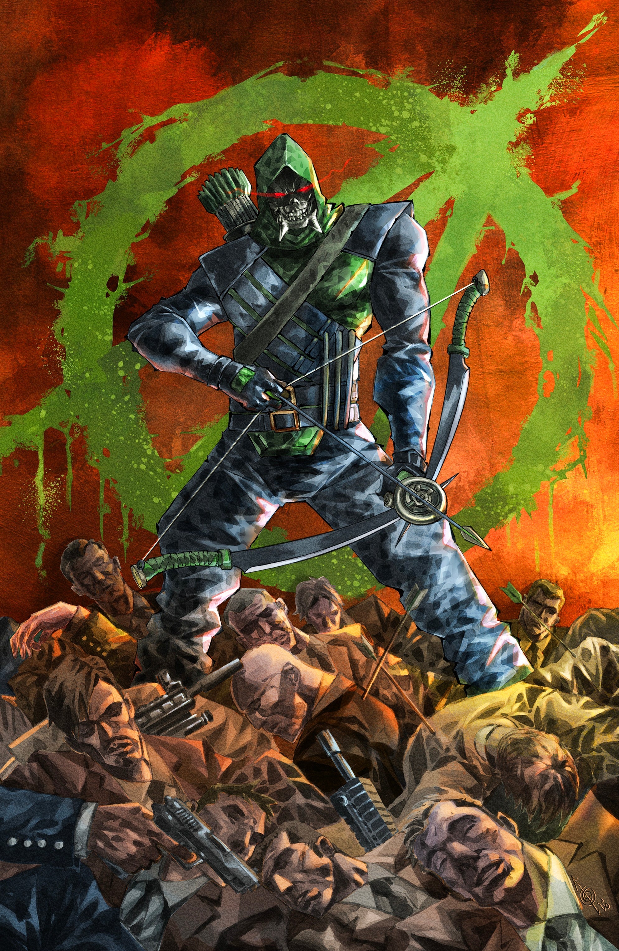 ABSOLUTE GREEN ARROW #1 - ALAN QUAH FOIL VARIANT KNIGHT OF COMICS EXCLUSIVE LTD 1000